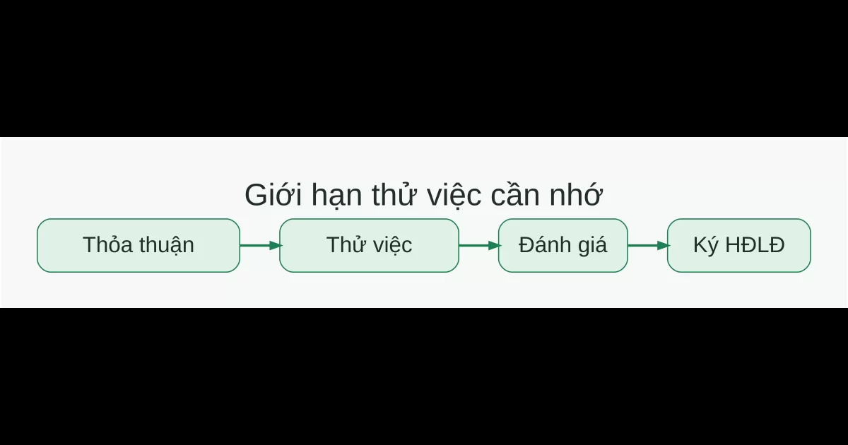 Quy trình thỏa thuận thử việc, đánh giá và ký hợp đồng lao động
